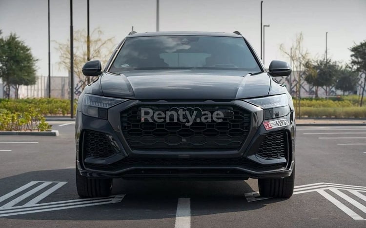 Black RSQ8 for rent in Sharjah