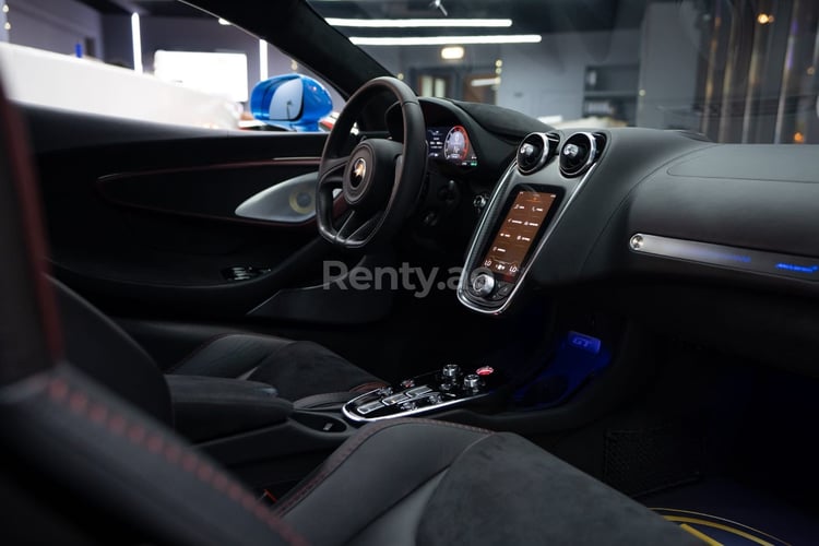 Blue Mclaren GT for rent in Abu-Dhabi 6