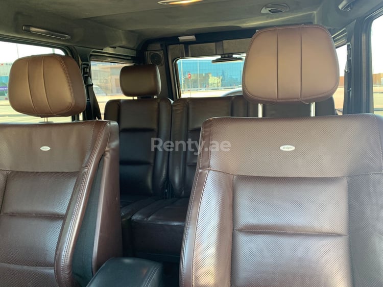 Brown Mercedes G class for rent in Dubai 4