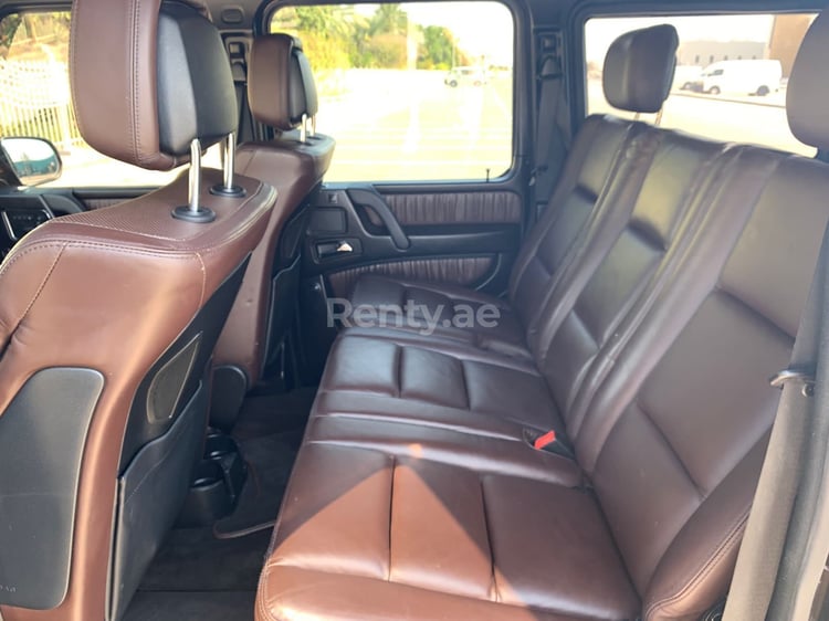 Brown Mercedes G class for rent in Abu-Dhabi 5