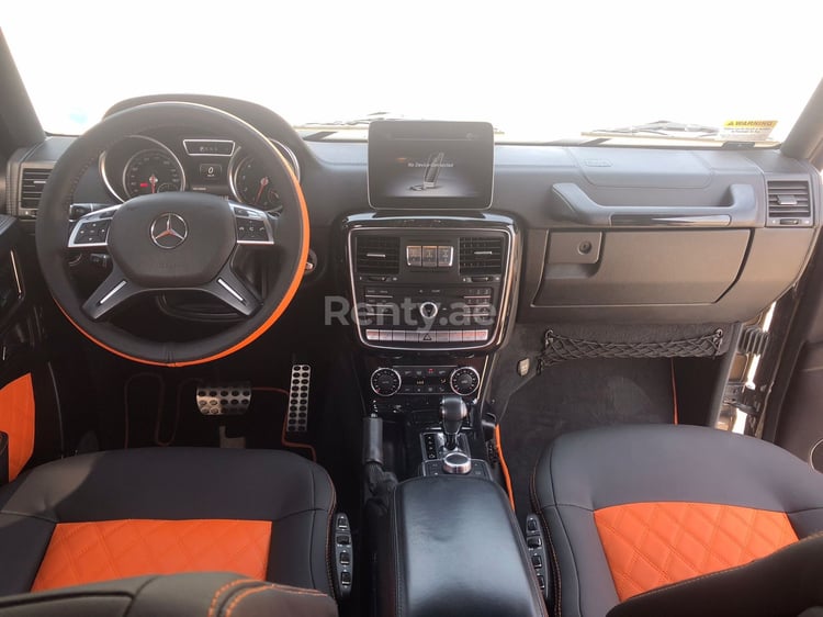 Brown Mercedes G class for rent in Sharjah 11