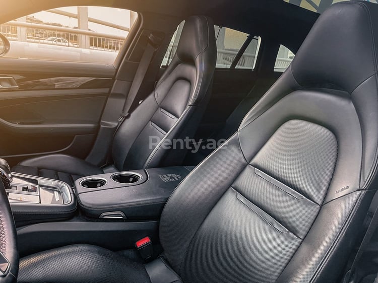 Dark Grey Porsche Panamera 4S Turismo Sport for rent in Sharjah 0