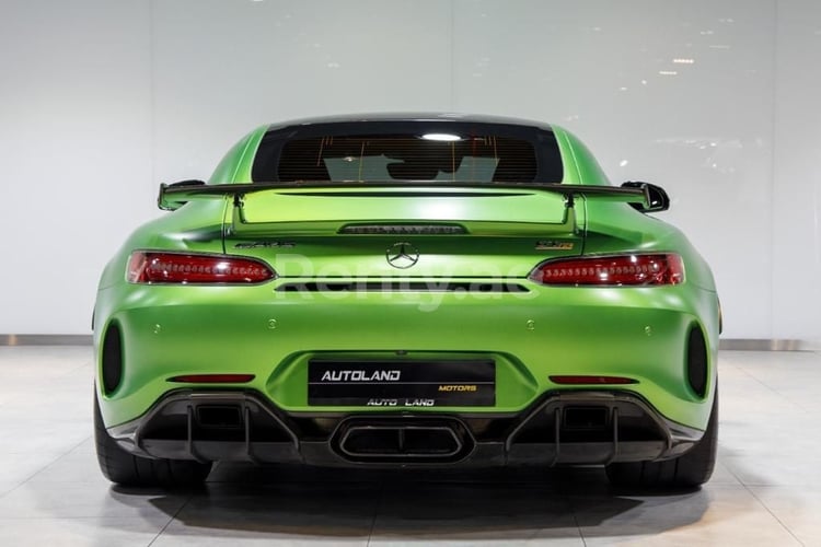 Green Mercedes GT-R for rent in Sharjah 2