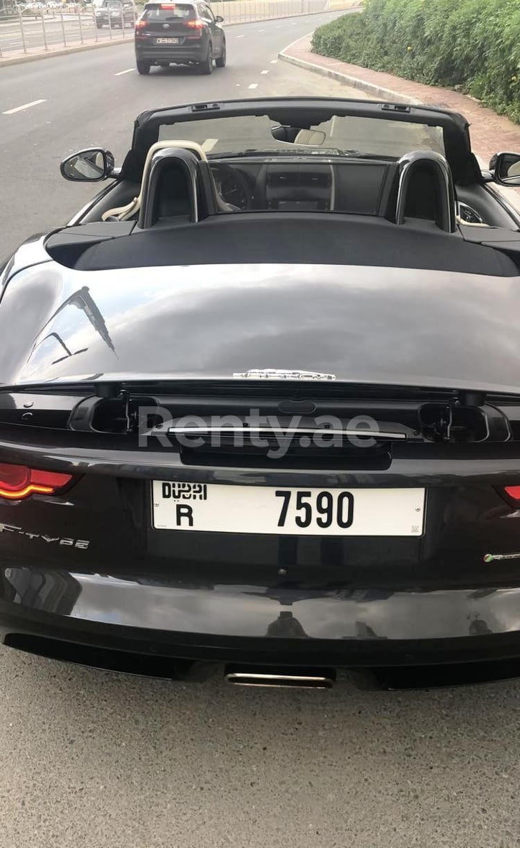 Grey Jaguar F-Type for rent in Sharjah 6