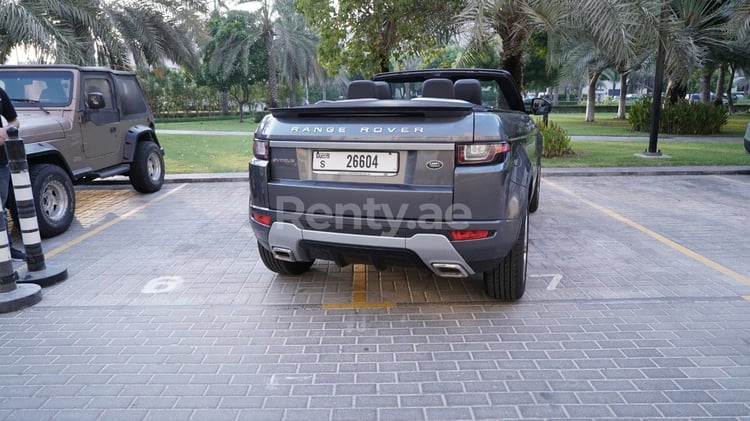 Grey Range Rover Evoque for rent in Abu-Dhabi 4