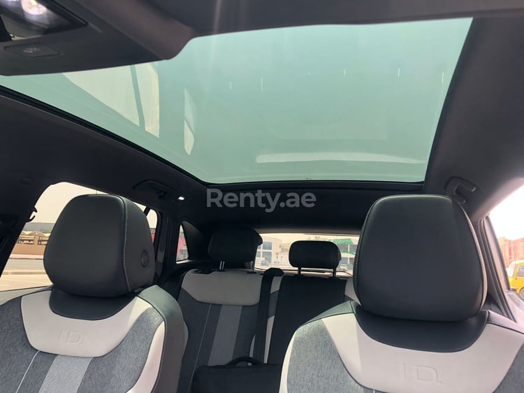 Grey Volkswagen ID.4 for rent in Sharjah 2