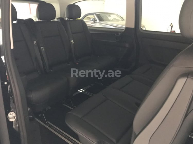 Black Mercedes VITO for rent in Sharjah 3