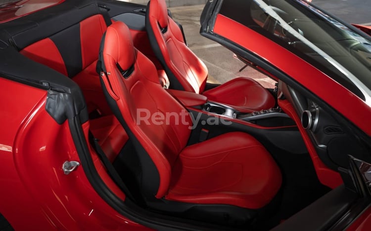 Red Ferrari Portofino Rosso RED ROOF for rent in Dubai 3