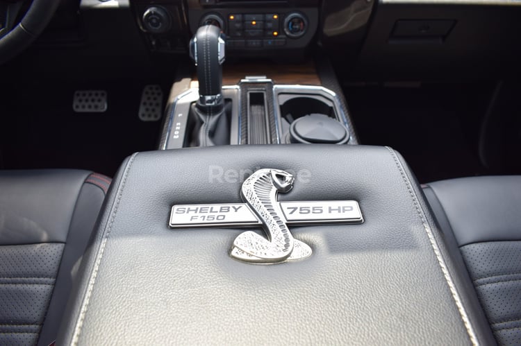 Silver Ford F150 Shelby for rent in Sharjah 5