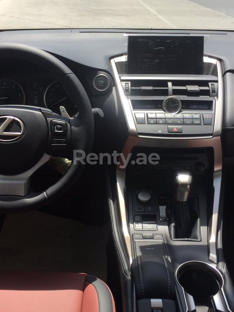 Silver Lexus NX Series for rent in Dubai 5