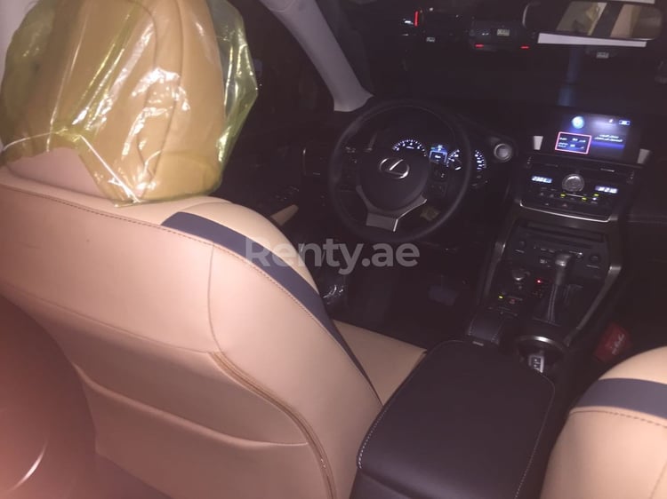 Silver LEXUS  NX 200 for rent in Sharjah 2