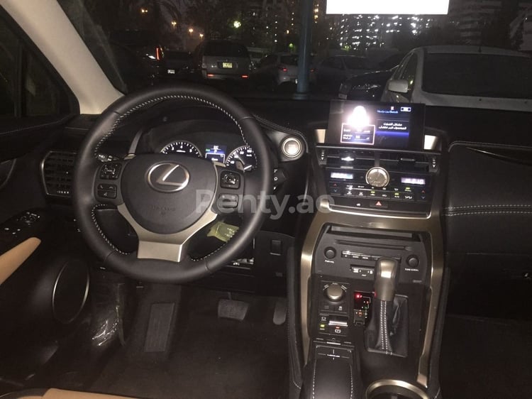 Silver LEXUS  NX 200 for rent in Sharjah 6