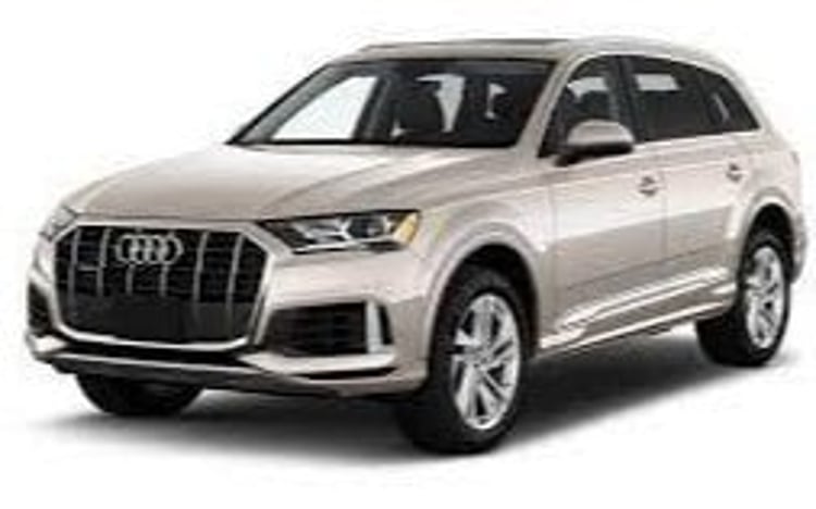 Weiß Audi Q7 zur Miete in Abu-Dhabi