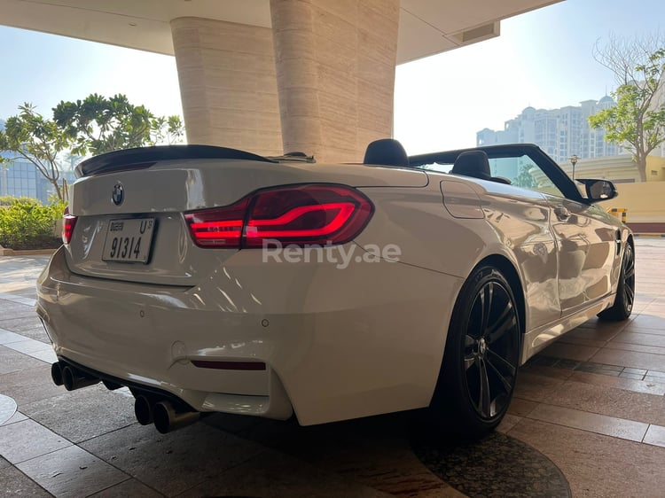 White BMW 4 Series for rent in Dubai 3