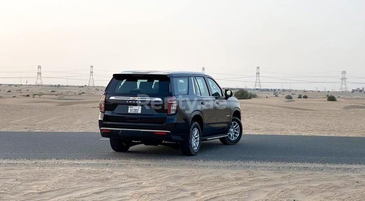 Black Chevrolet Tahoe for rent in Dubai 0