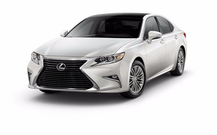 White Lexus ES for rent in Sharjah