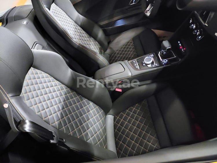 Yellow Audi R8- V10 SPYDER for rent in Sharjah 1