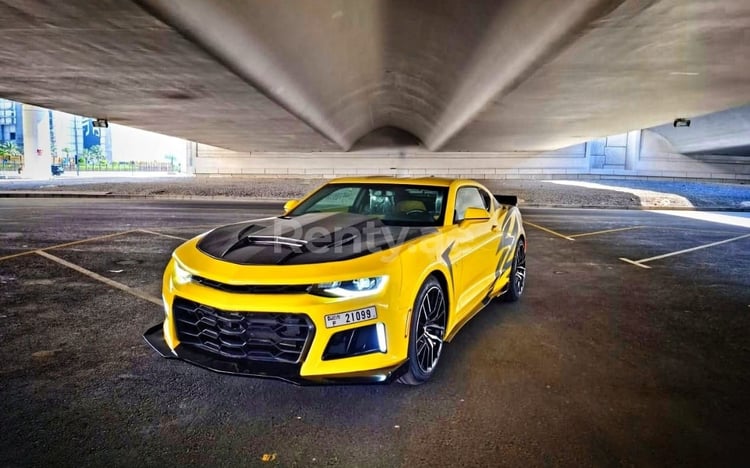 Yellow evo dynamic for rent in Dubai