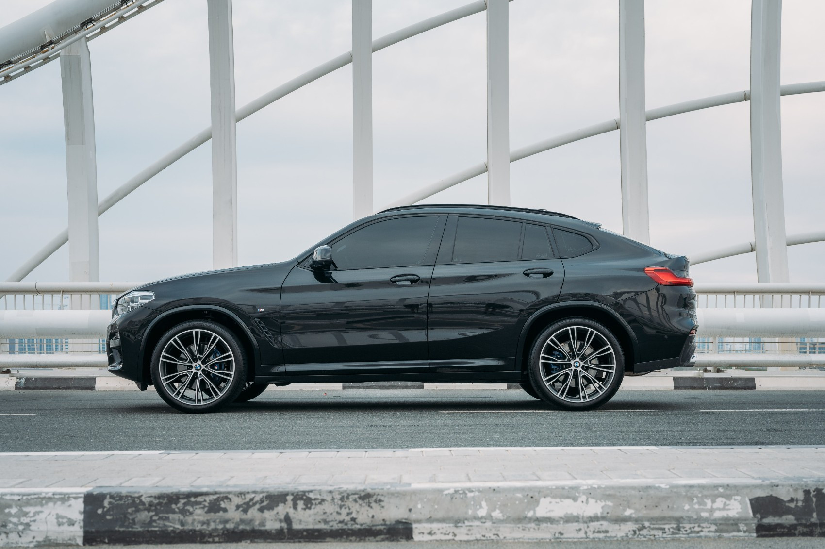 Black BMW X4 for rent in Dubai 2