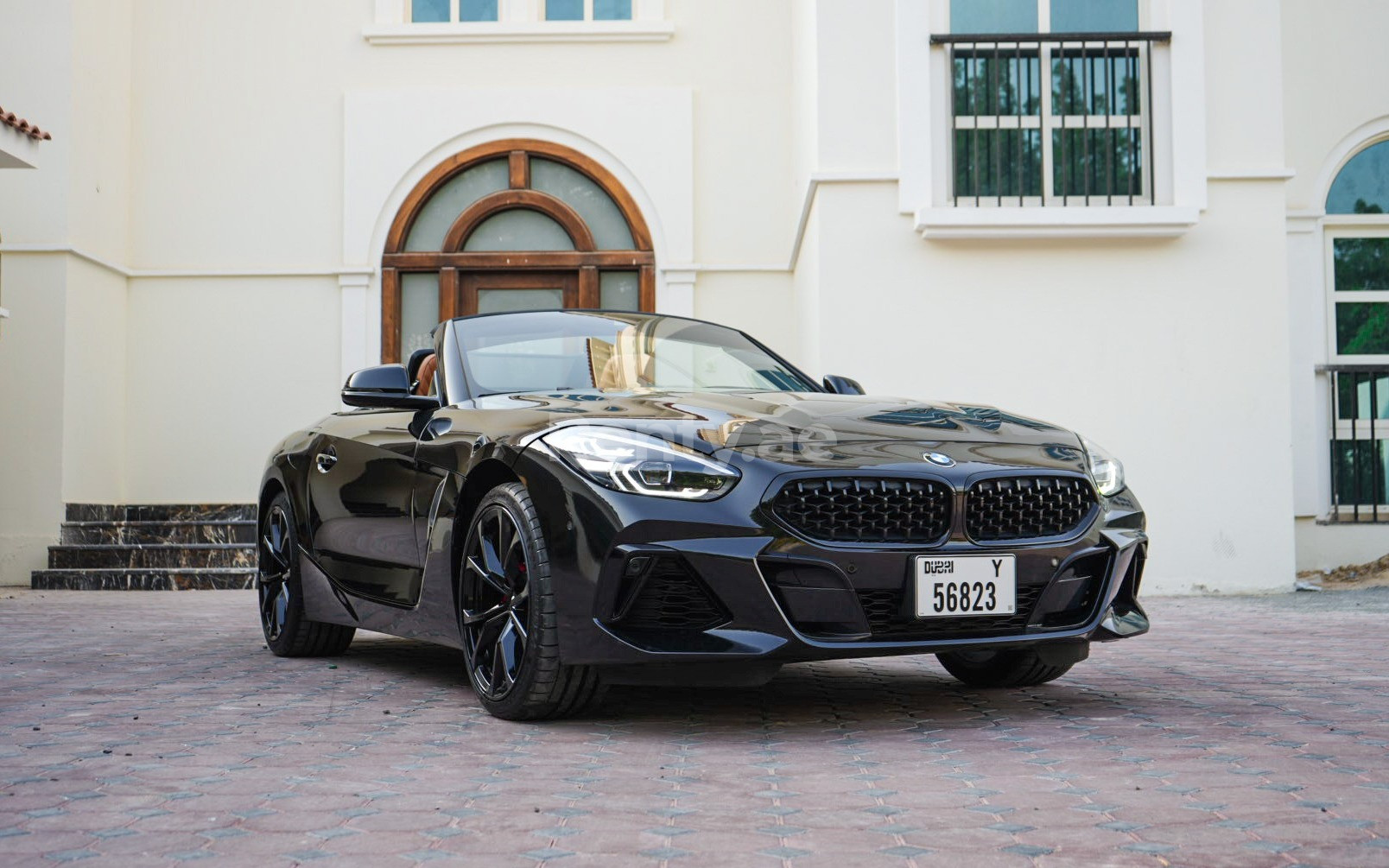 Black BMW Z4 for rent in Abu-Dhabi