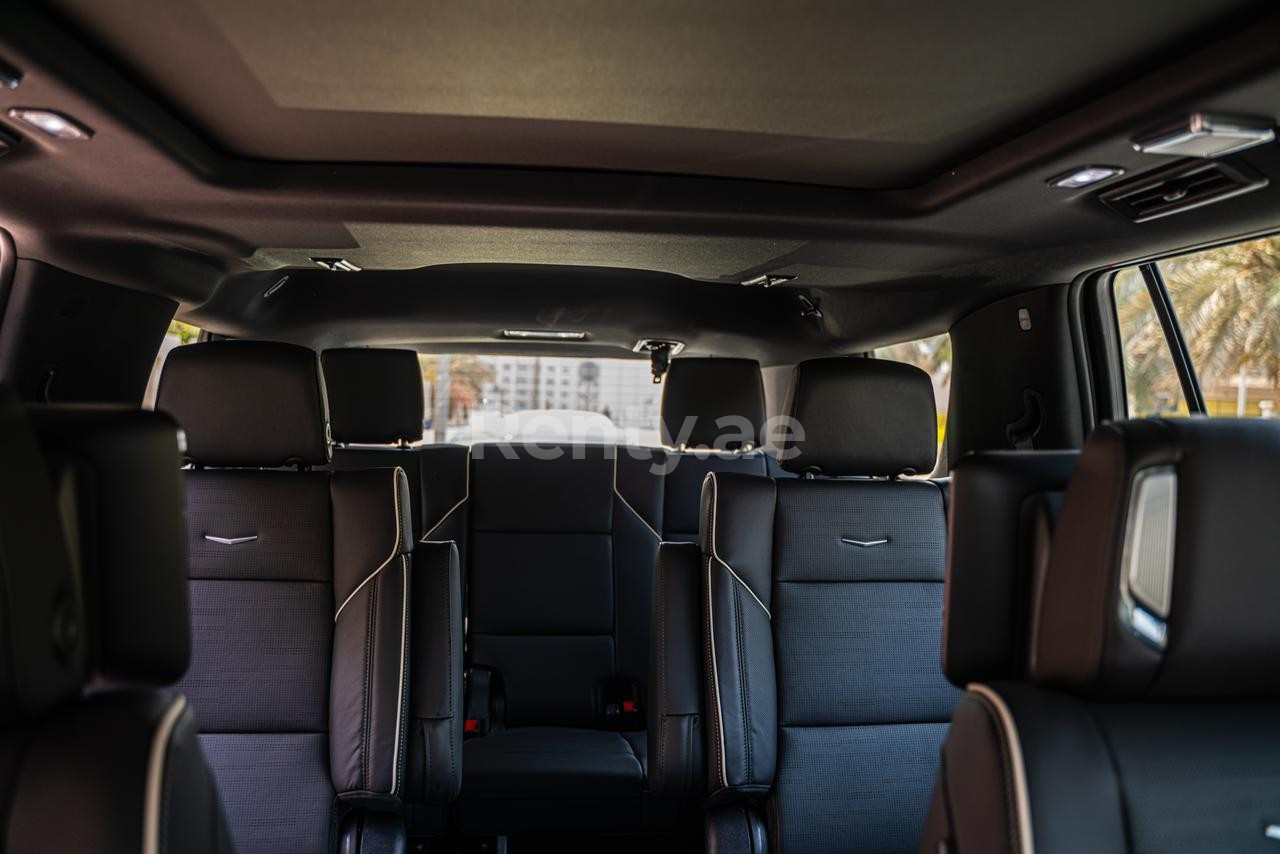 Black Cadillac Escalade Platinum Fully Loaded for rent in Sharjah 5