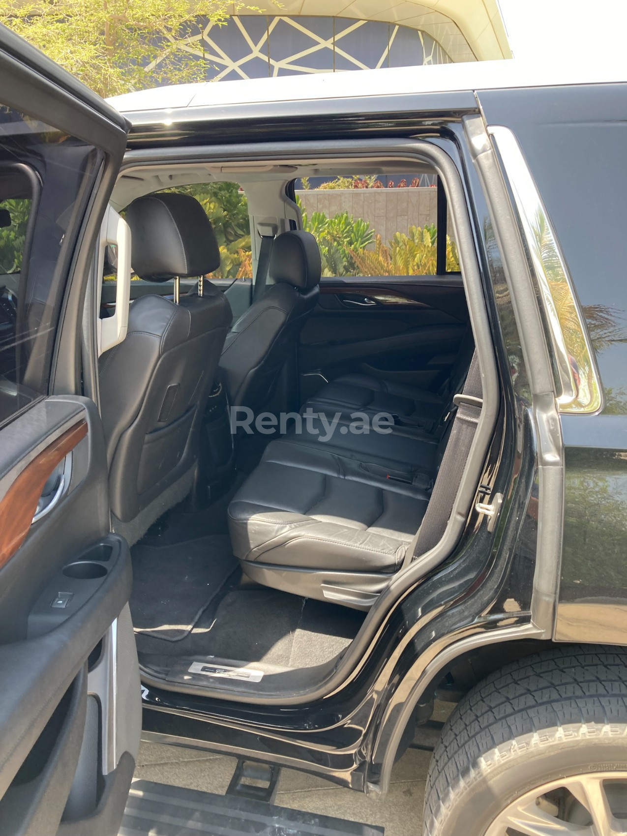 Black Cadillac Escalade for rent in Abu-Dhabi 1