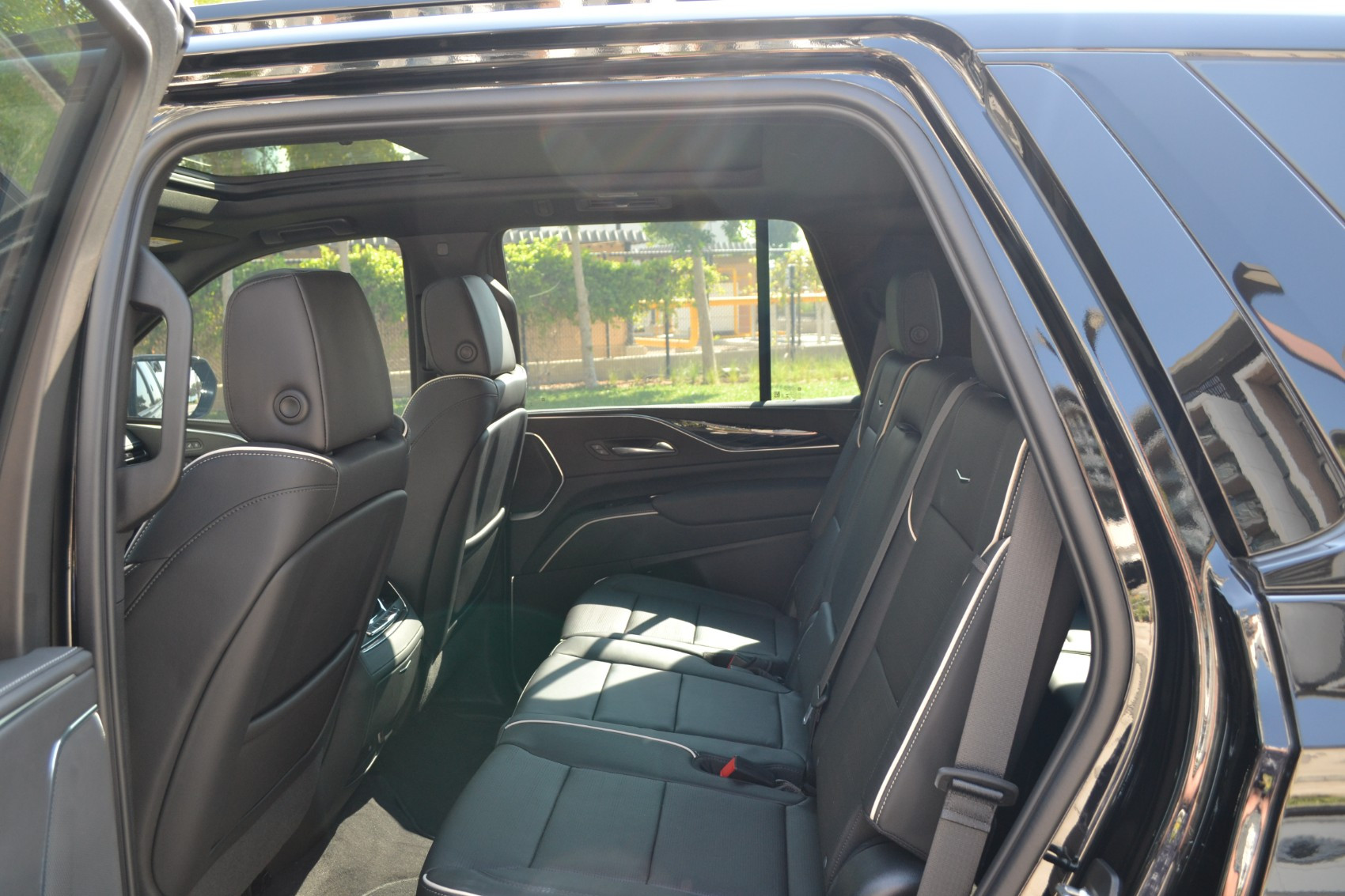 Black Cadillac Escalade for rent in Dubai 3