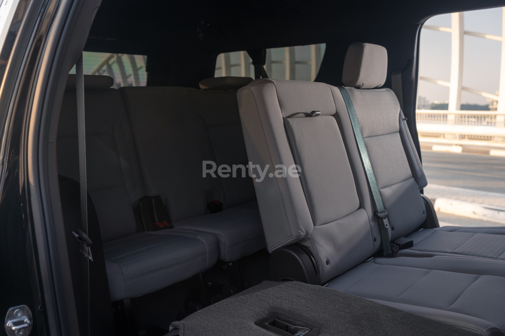 Black GMC Yukon XL for rent in Sharjah 4