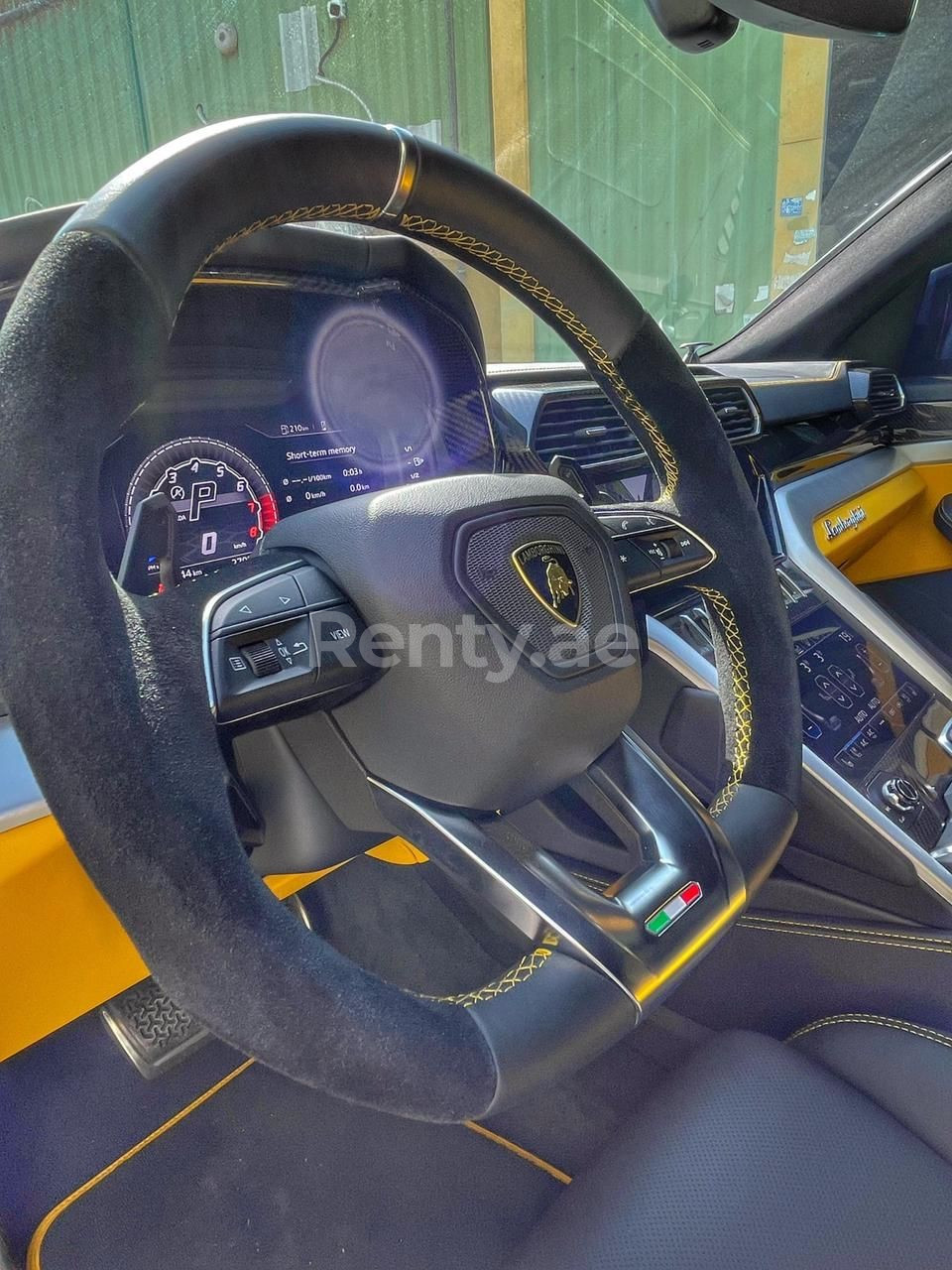 Black Lamborghini Urus for rent in Sharjah 5