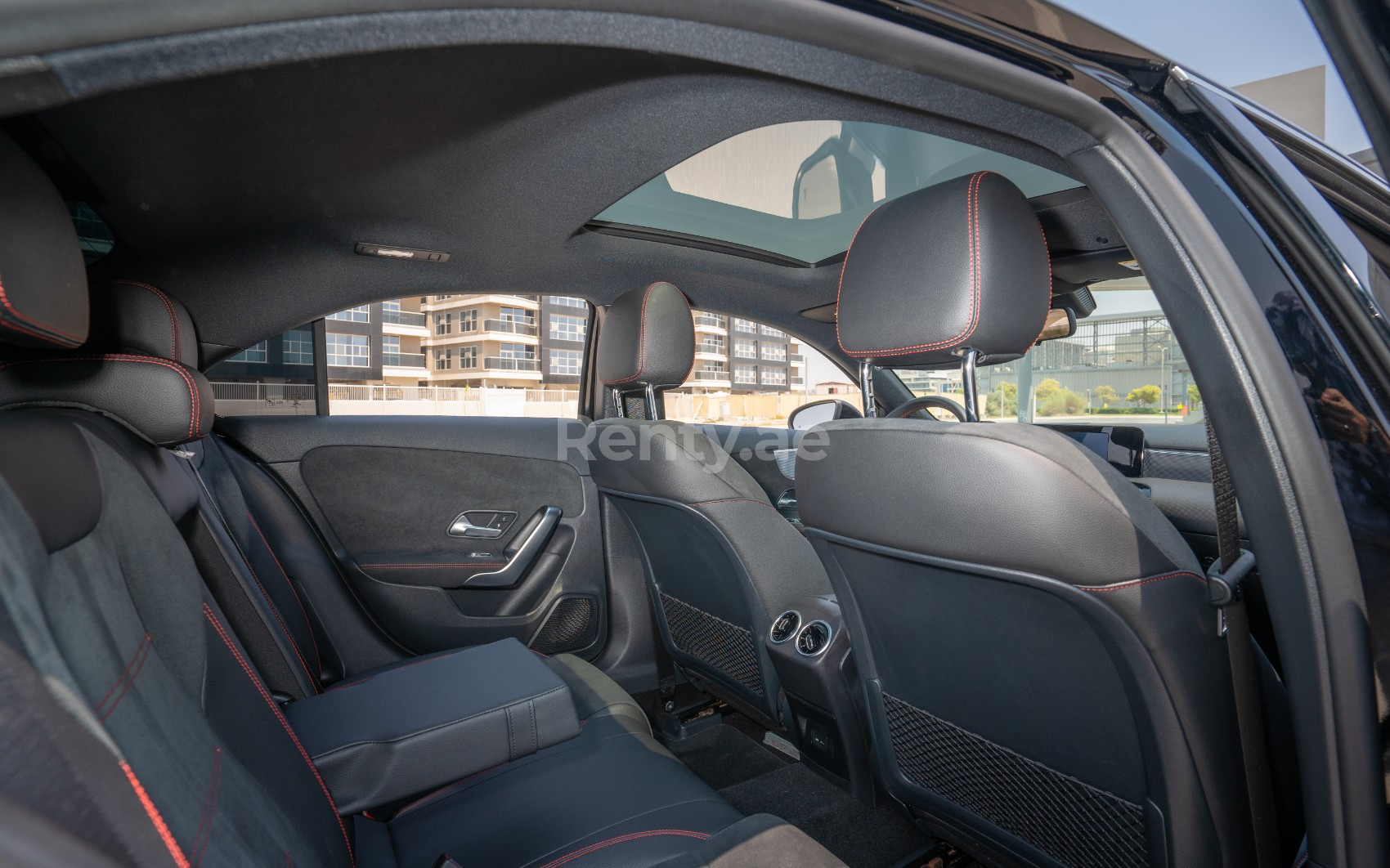 Black Mercedes A220 for rent in Sharjah 6