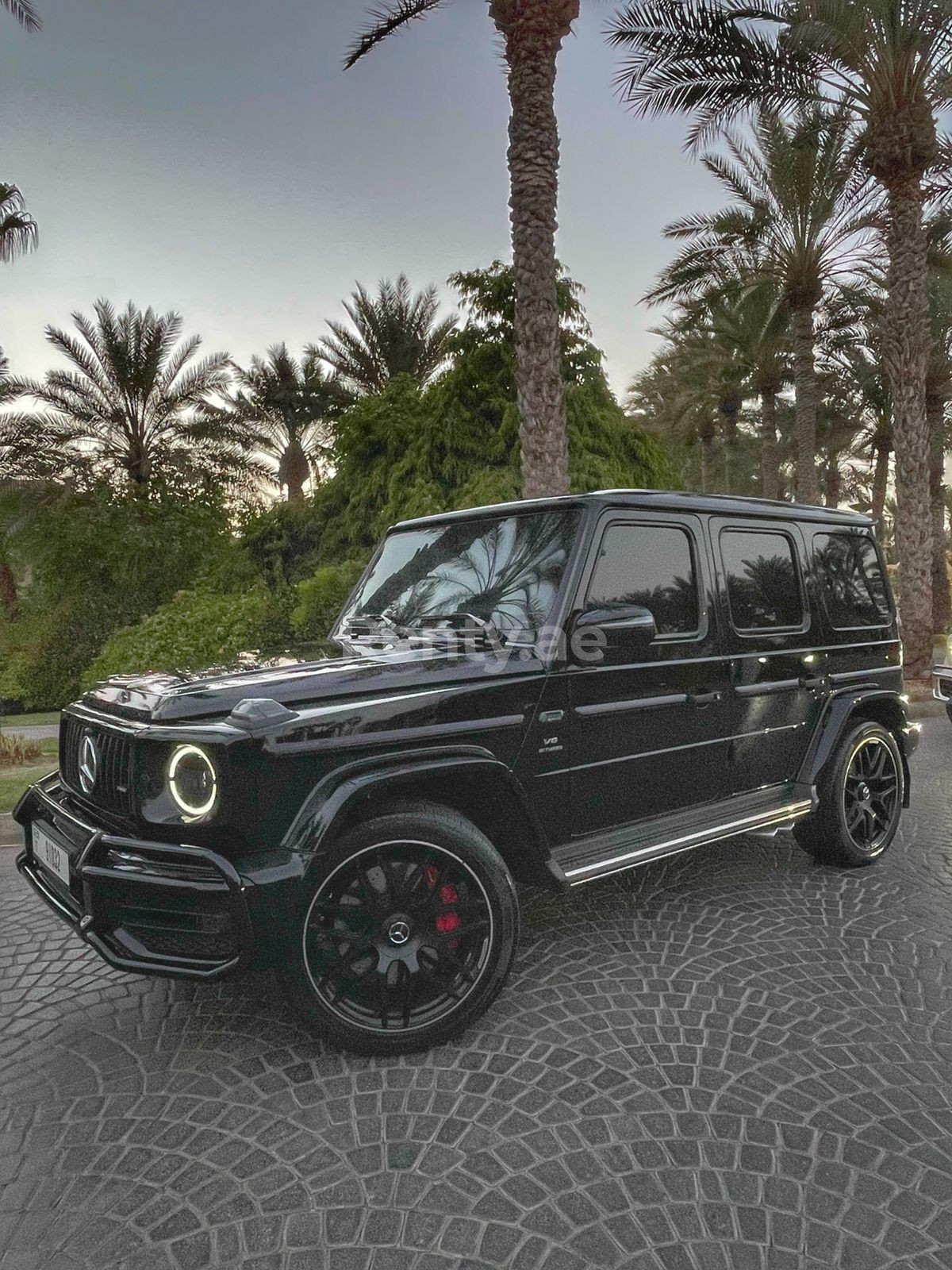 Black Mercedes G class for rent in Sharjah 5