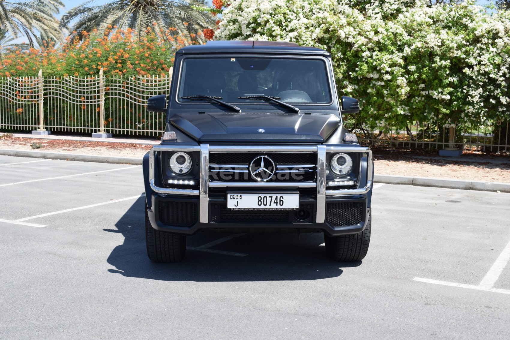 Black Mercedes G63 AMG for rent in Dubai 0
