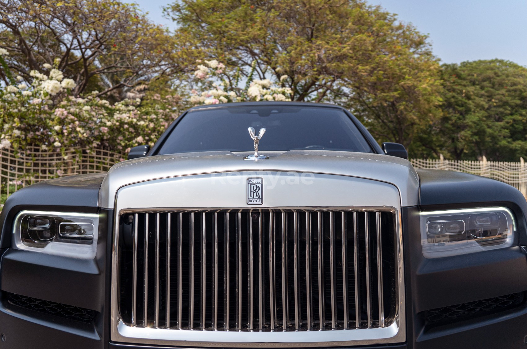 Black Rolls Royce Cullinan Black Badge for rent in Sharjah 4