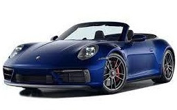 Blue Porsche 911 S Carrera for rent in Dubai