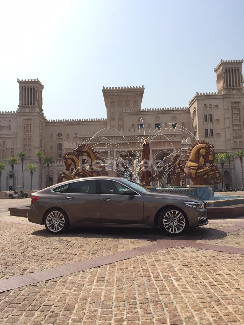 Brown BMW 640 GT for rent in Dubai 1