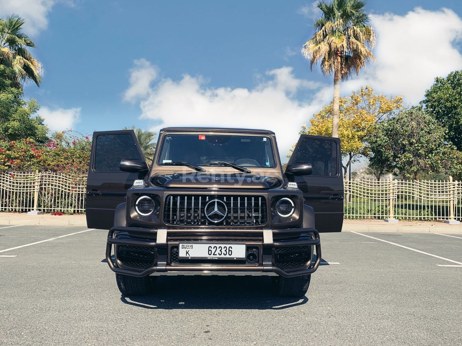 Brown Mercedes G class for rent in Abu-Dhabi 4