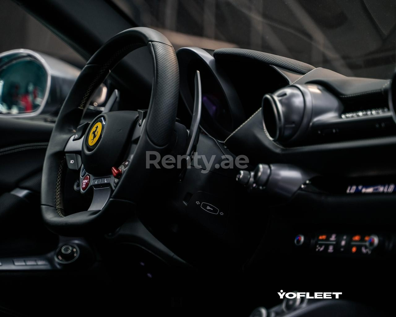 Grey Ferrari 812 GTS for rent in Sharjah 5