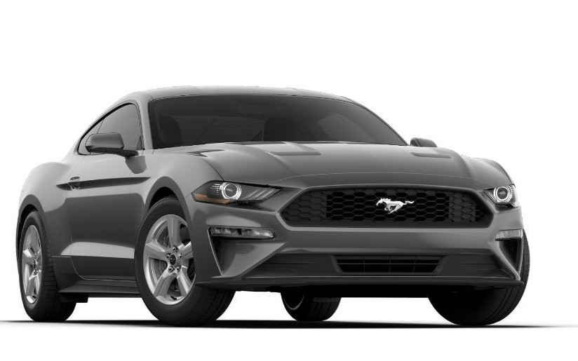 Grey Ford Mustang for rent in Dubai