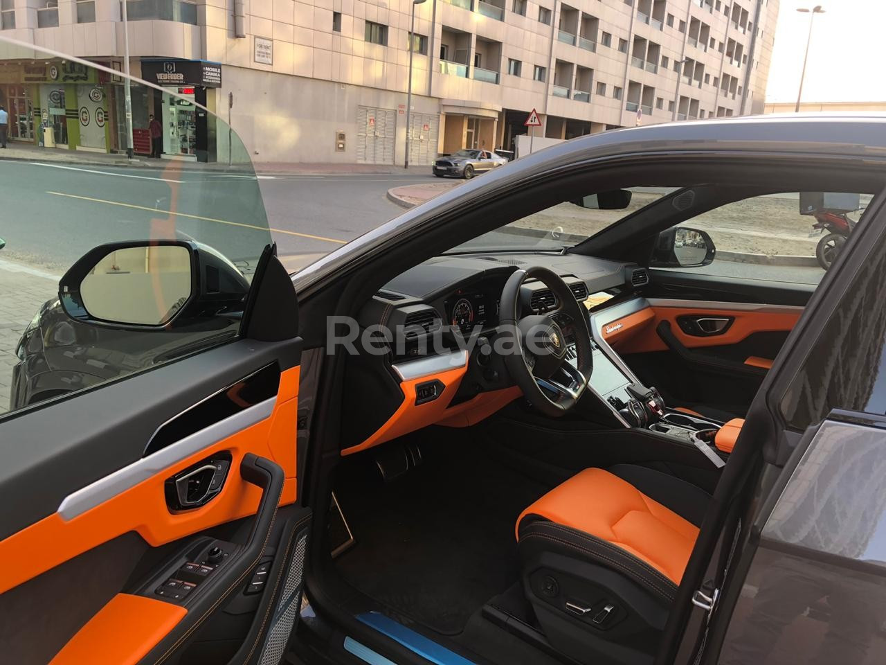 Grey Lamborghini Urus for rent in Sharjah 0