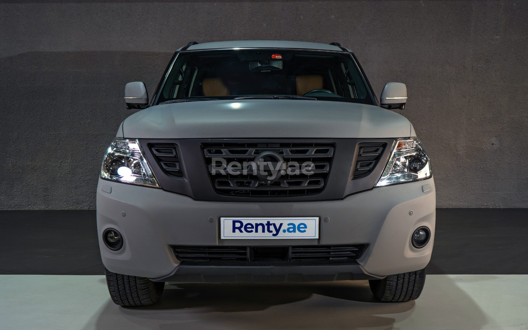 Grey Nissan Patrol V8 for rent in Sharjah 0