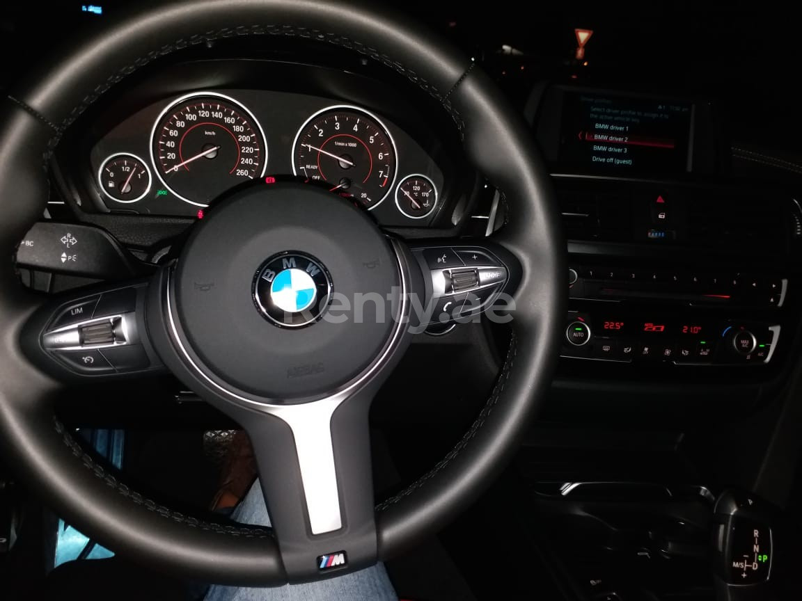 فضة BMW 320 للإيجار في أبو ظبي 6