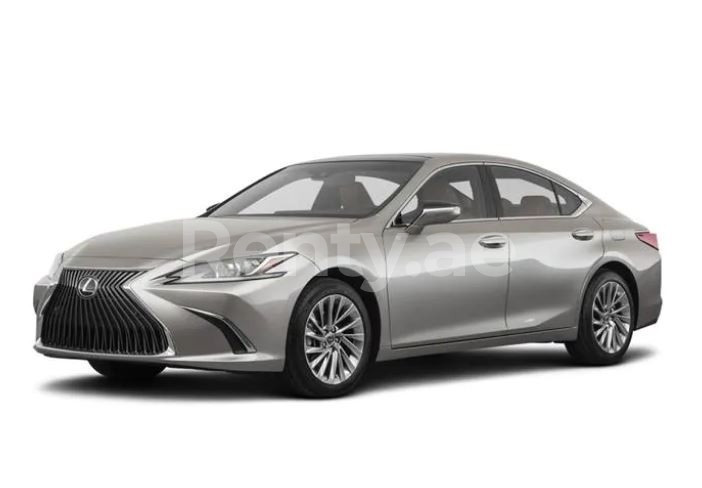 Silber Lexus ES Series zur Miete in Sharjah 16