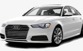 White Audi A6 for rent in Sharjah