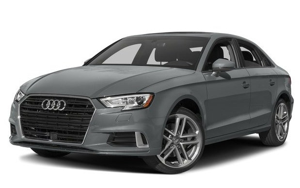 Grey Audi A3 for rent in Dubai