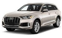 White Audi Q7 for rent in Dubai