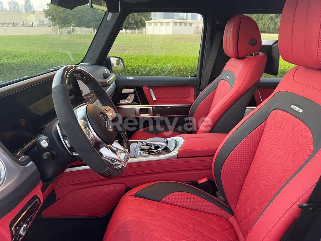 Белый Mercedes G63 Brand New в аренду в Дубай 2