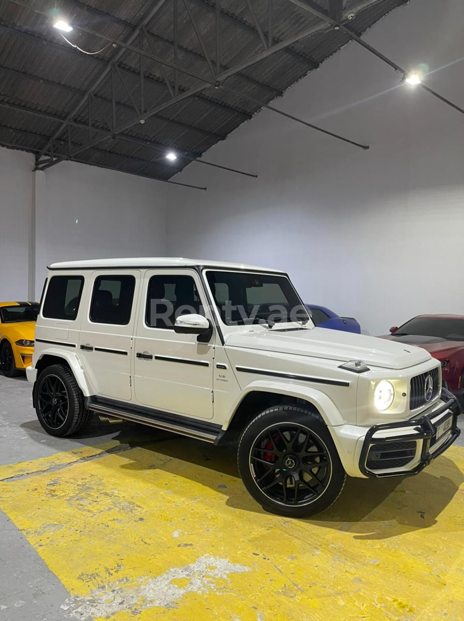 Orange Mercedes G63 AMG for rent in Abu-Dhabi 0