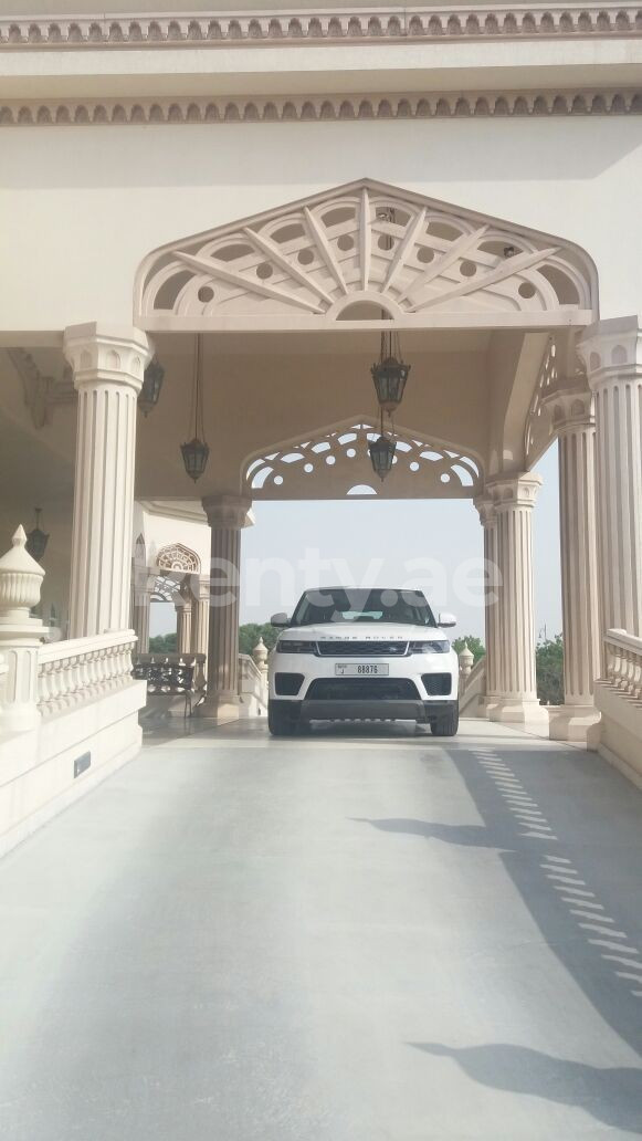 Weiß Range Rover Sport zur Miete in Abu-Dhabi 4