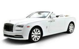 أبيض Rolls Royce Dawn للإيجار في دبي