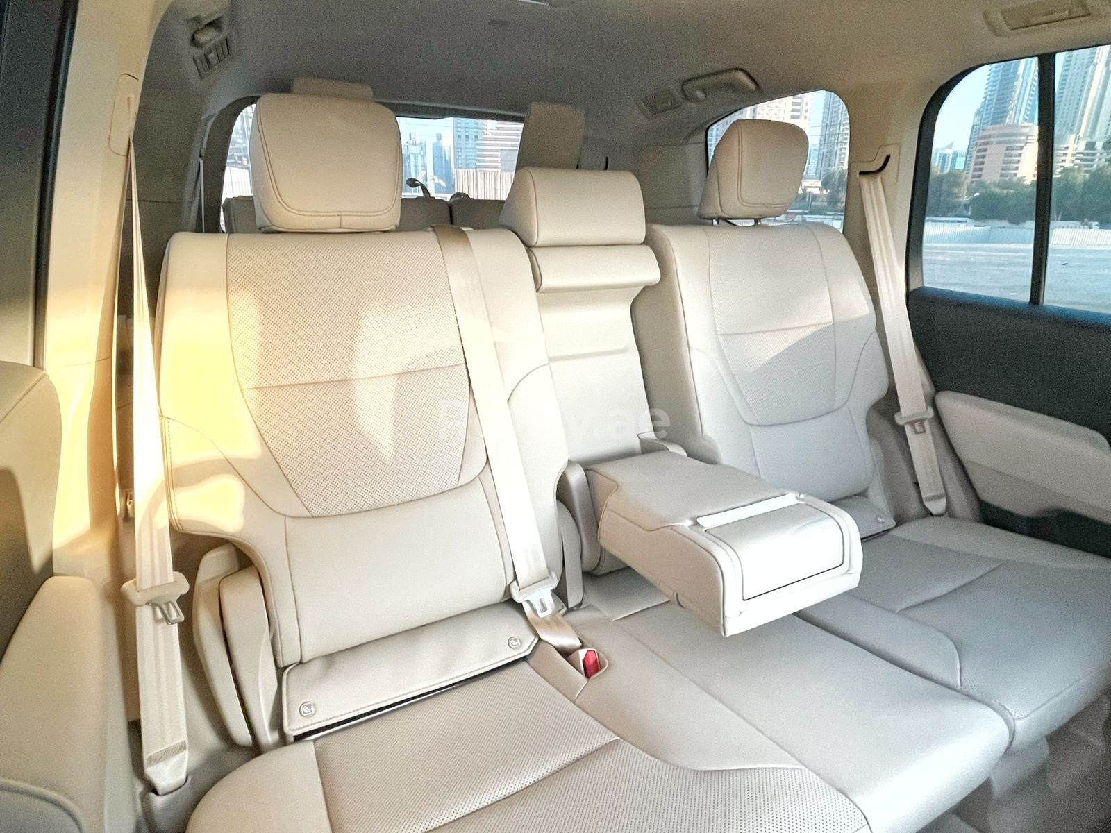 White Toyota Land Cruiser for rent in Sharjah 3